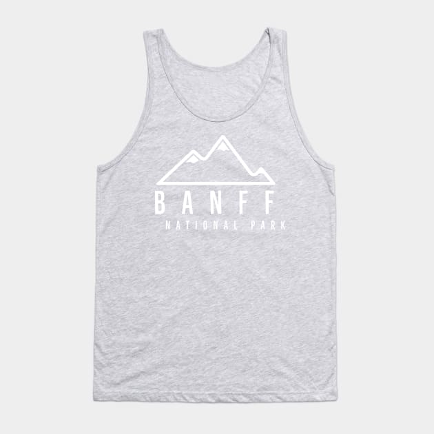 Banff National Park - Simple Graphic Tank Top by loudestkitten